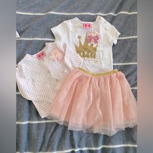 Mini mei party outfit 12 months NWT